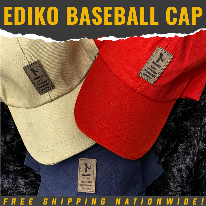 Ediko Canvas Korean Baseball Cap Unisex Fashion Cap For Men And Women