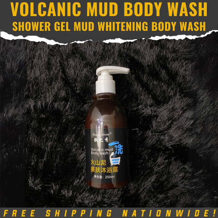 Volcanic Mud Body Wash Shower Gel Mud Whitening Body Wash