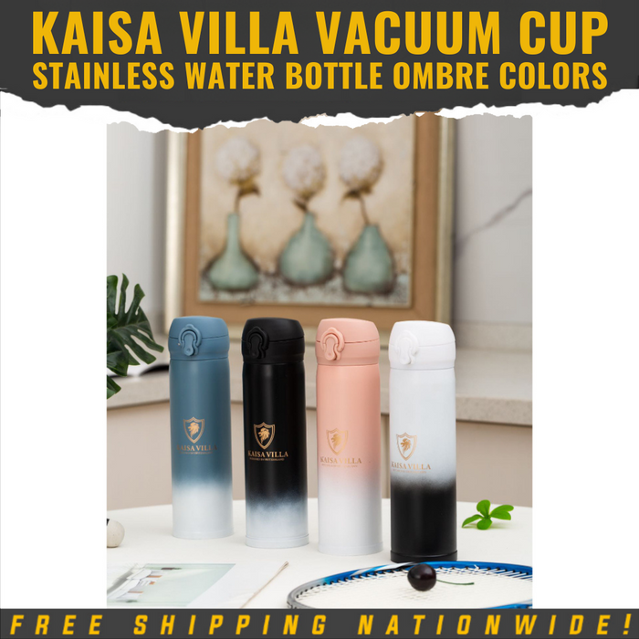 Kaisa Villa Direct Supplier 400ml Stainless Steel Thermos Vacuum Cup/Tumbler Flask Water bottle Ombre colors