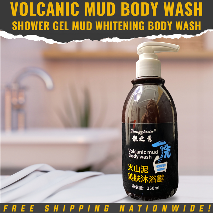 Volcanic Mud Body Wash Shower Gel Mud Whitening Body Wash