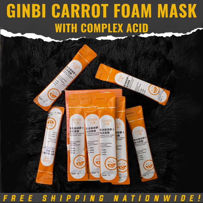 GINBI Complex Acid Carrot Foam Facial Mask