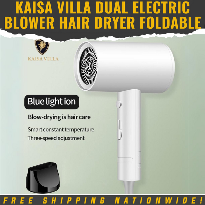Kaisa Villa Direct Supplier Dual Electric Blower Hair Dryer Foldable