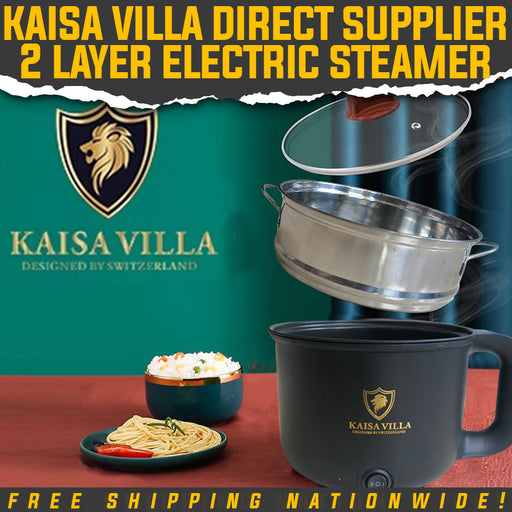 2 Layer Non-stick Steamer - Kaisa Villa Direct Supplier