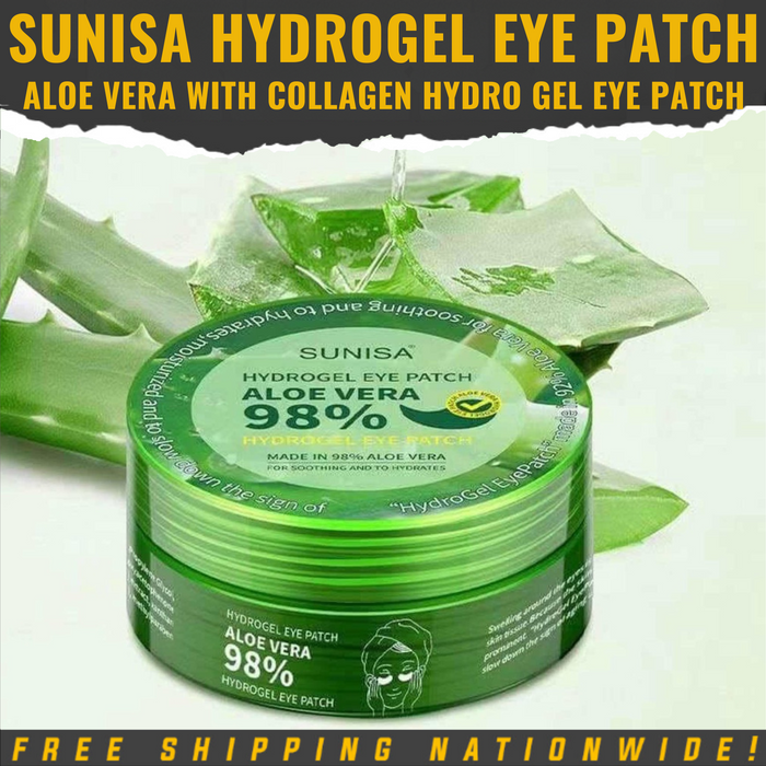 Sunisa Hydrogel Eye Patch Aloe Vera with Collagen Hydro Gel Eye Patch