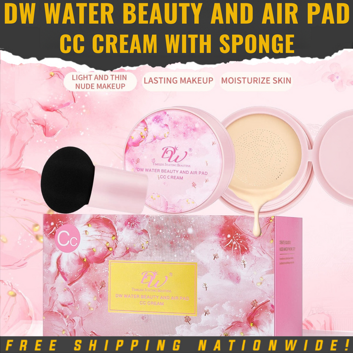 DW Water Beauty and Air Pad CC Cream with Sponge