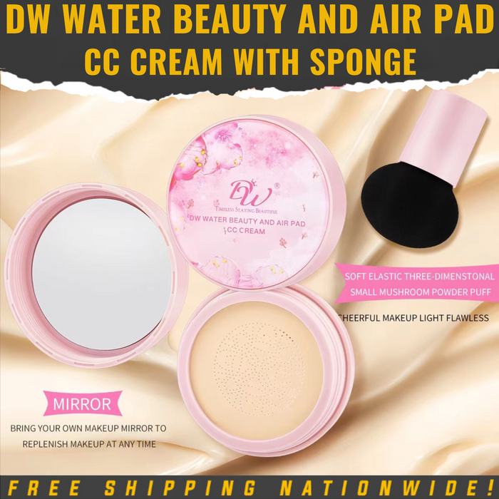 DW Water Beauty and Air Pad CC Cream with Sponge
