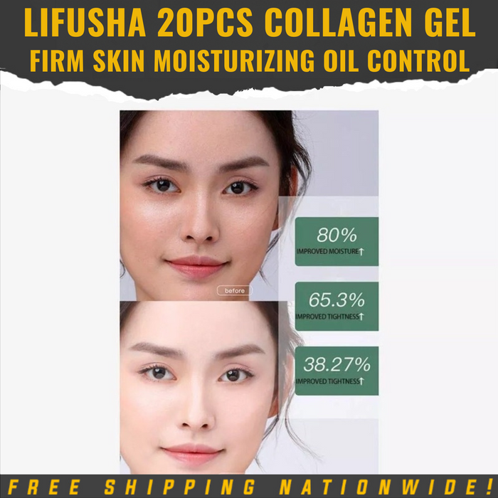 Lifusha 20pcs Collagen Gelly Firm Skin Moisturizing Oil Control