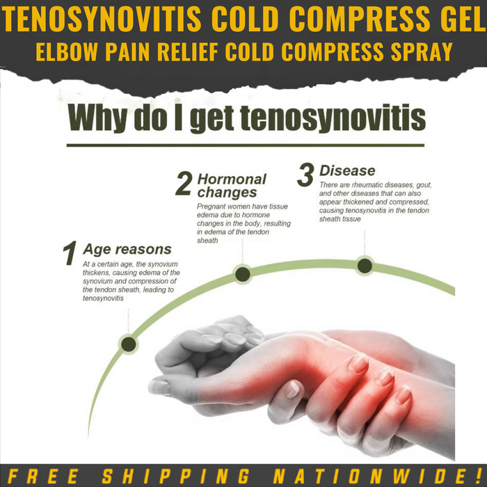 Tenosynovitis Cold Compress Gel Elbow Pain Relief Cold Compress Spray
