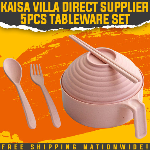 5Pcs Tableware - Kaisa Villa Direct Supplier