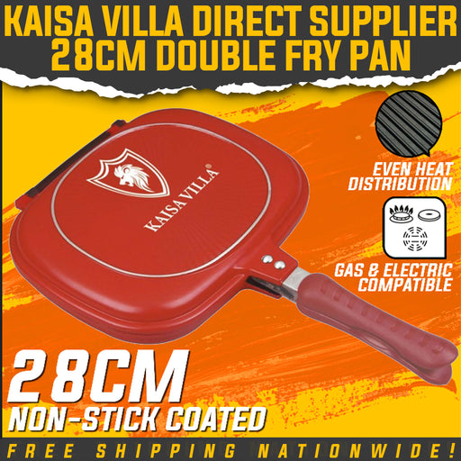 Non-Stick Double Fry Pan - Kaisa Villa Direct Supplier