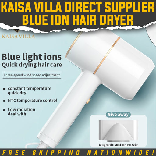  Blue light Ion Hair Dryer