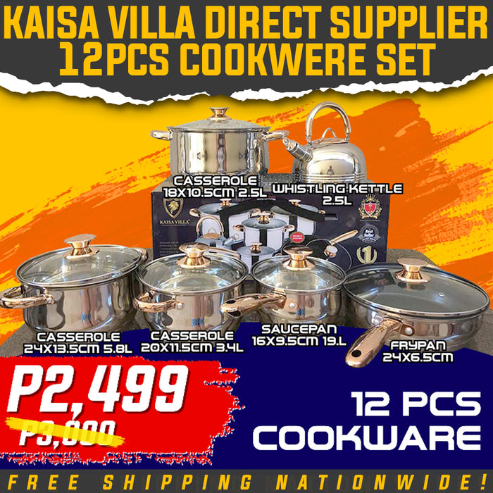 Best Quality Cookware Set at Kaisa Villa Direct Supplier