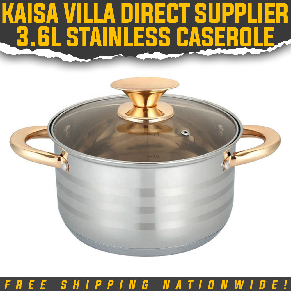 Top Quality Stainless Casserole With Lid