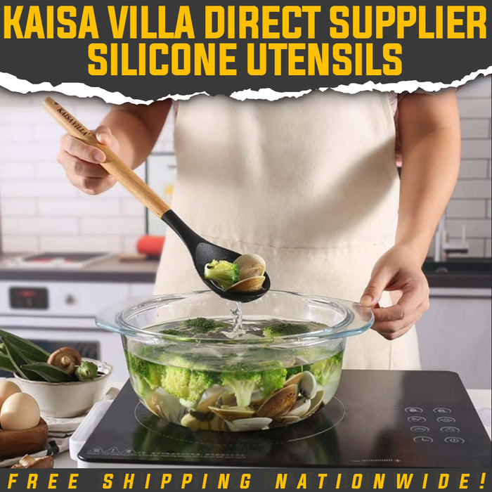 High-quality 12pcs Silicone Kitchen Utensils at Kaisa Villa