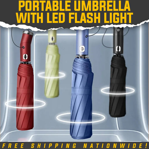 Affortable Automatic Umbrella With LED Flashlight