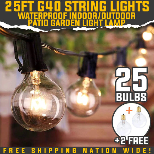 Best 25ft G40 String Lights
