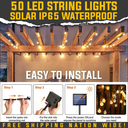 Best Quality 50 LED Solar String lights
