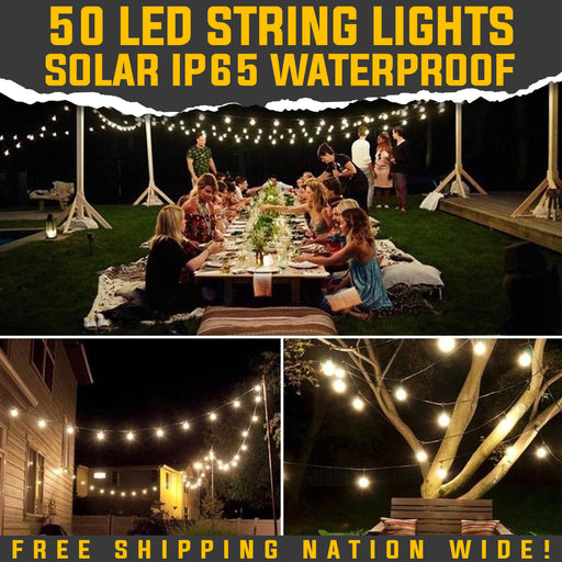 High-Quality 50 LED Solar String lights