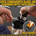 Condiments Glass Jar Seasoning Bottles